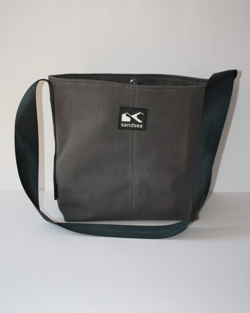 Dark Grey Kokule Handbag – Handmade Namibian Bag with Sleek, Modern Design