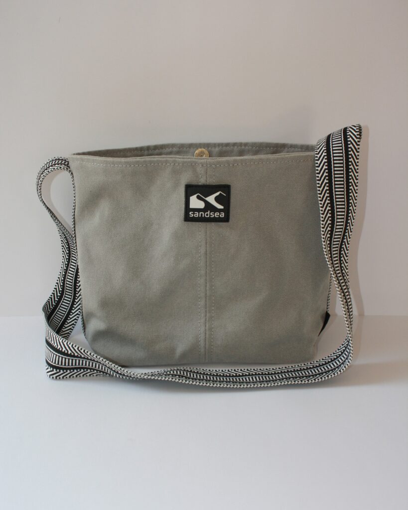 Grey Kokule Handbag – Handmade Namibian Bag with Modern Elegance