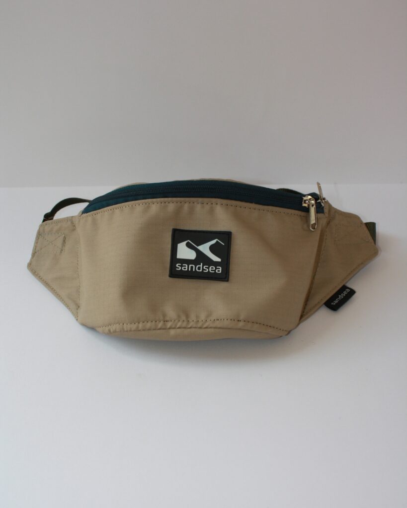 Beige Retro Moonbag – Durable Namibian Bag Made from Tent Material