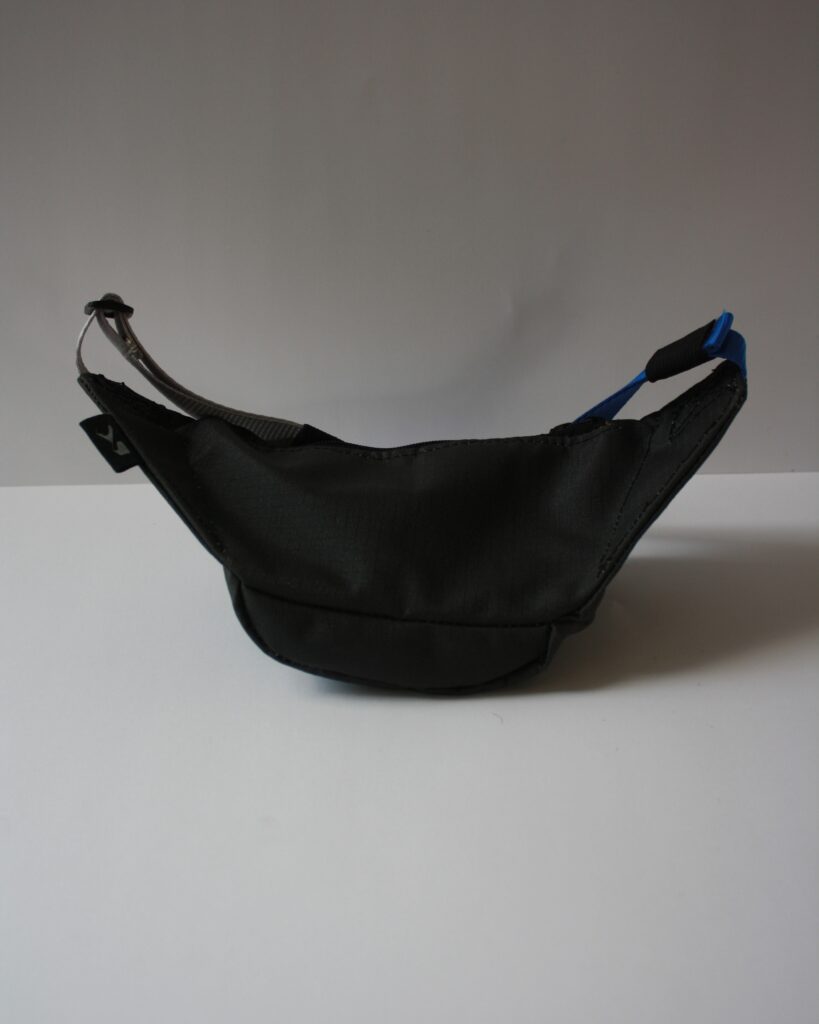 Back View of Black Retro Moonbag – Stylish and Durable for Everyday Use